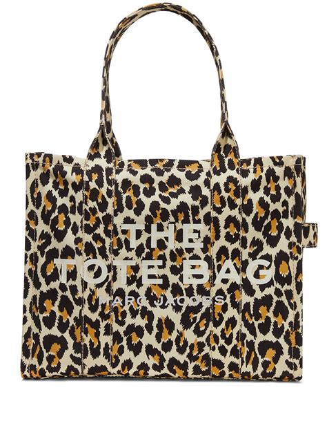 marc jacobs tote bag leopard